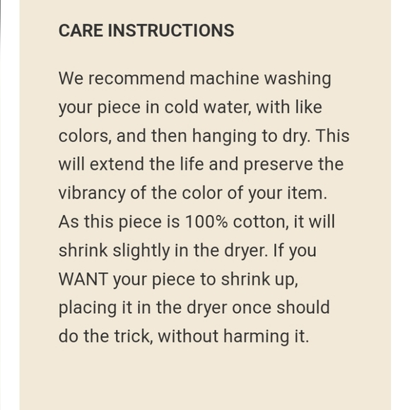 MIHA Triple Threat Tie Top Size Medium Natural Neutral Color - Picture 11 of 11